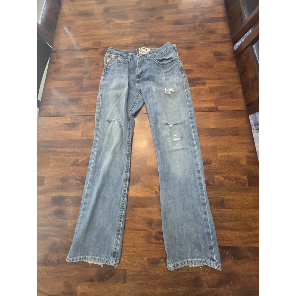 Ariat Men's Relaxed Boot Cut Jeans 32×34 Cotton Denim